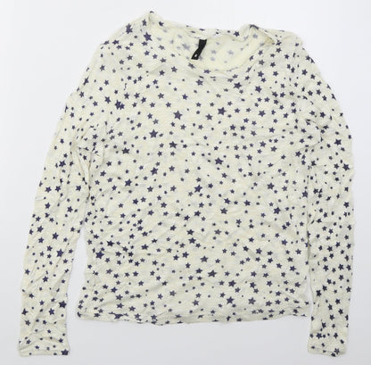 Womens UK Size S H&M Ivory Pullover Jumper