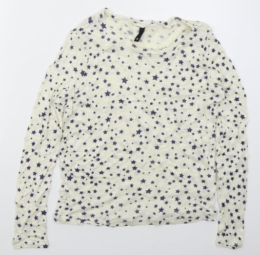 Womens UK Size S H&M Ivory Pullover Jumper