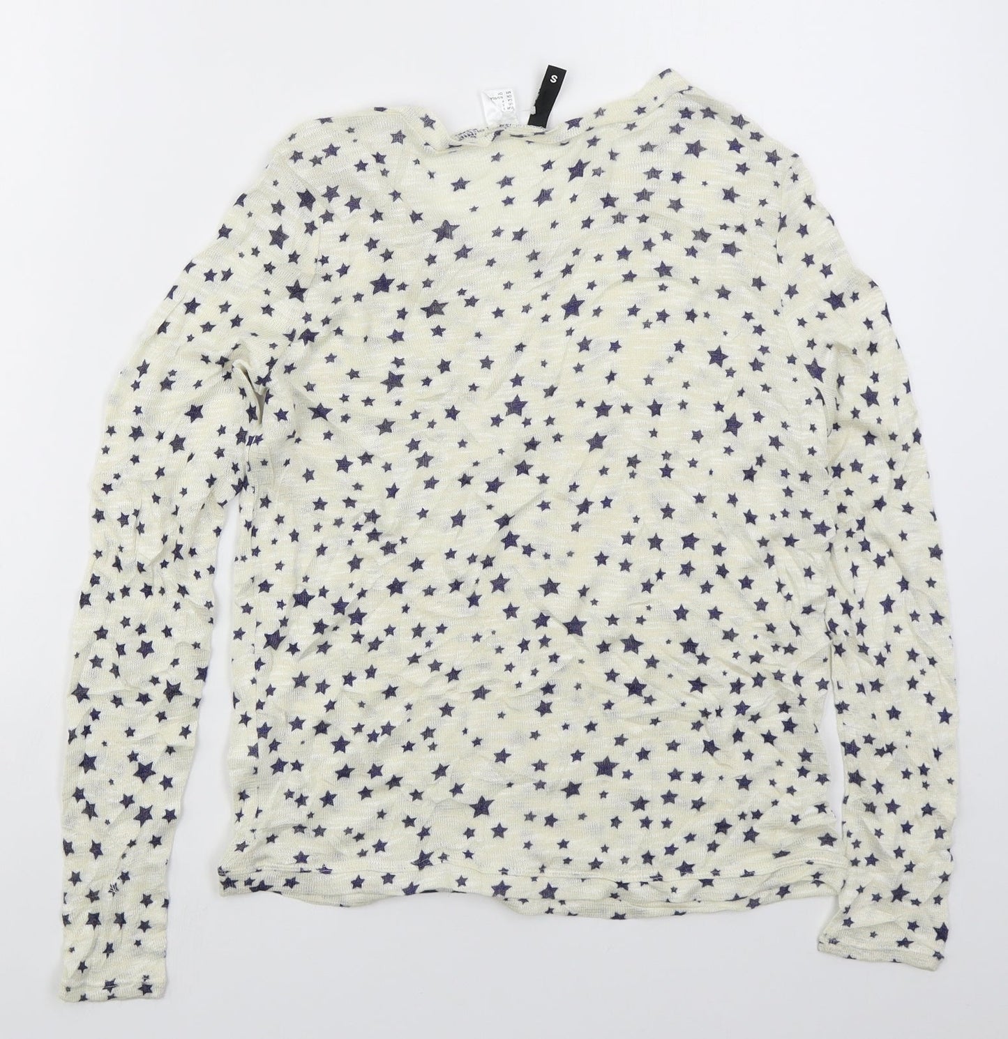 Womens UK Size S H&M Ivory Pullover Jumper