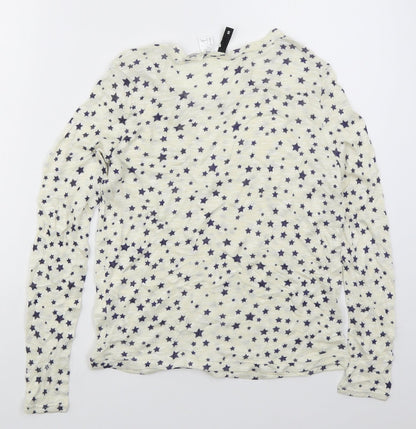 Womens UK Size S H&M Ivory Pullover Jumper