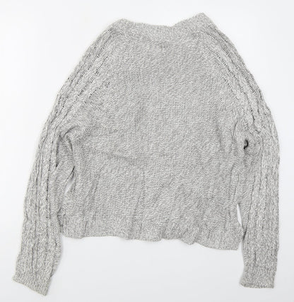 Womens UK Size M H&M Grey Pullover Jumper