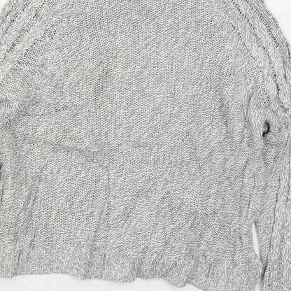 Womens UK Size M H&M Grey Pullover Jumper