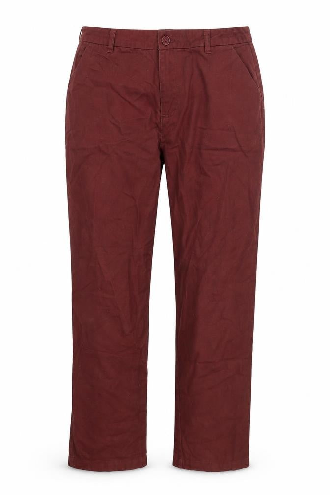 Womens UK Size 10 ASOS Regular Fit  Red Trousers