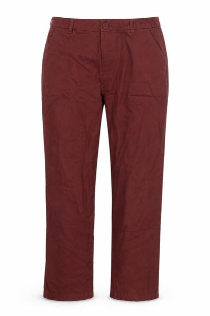 Womens UK Size 10 ASOS Regular Fit  Red Trousers