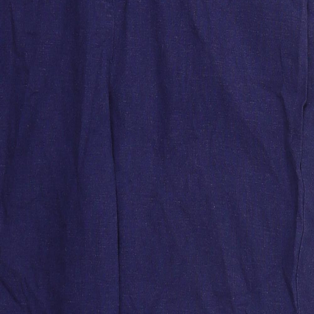 Womens UK Size 12 Very Regular Fit  Blue Trousers