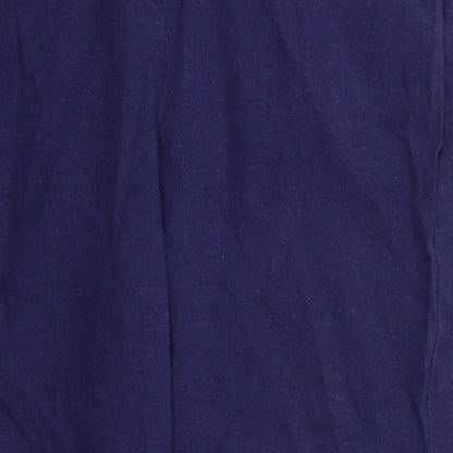 Womens UK Size 12 Very Regular Fit  Blue Trousers