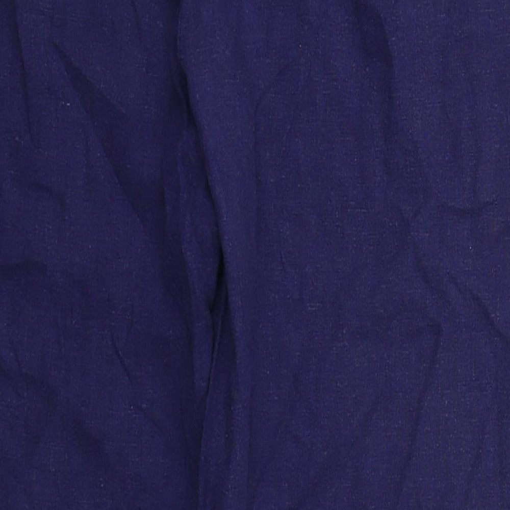 Womens UK Size 12 Very Regular Fit  Blue Trousers