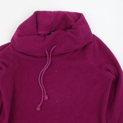 Womens UK Size S Lands End Pink Pullover Sweatshirt