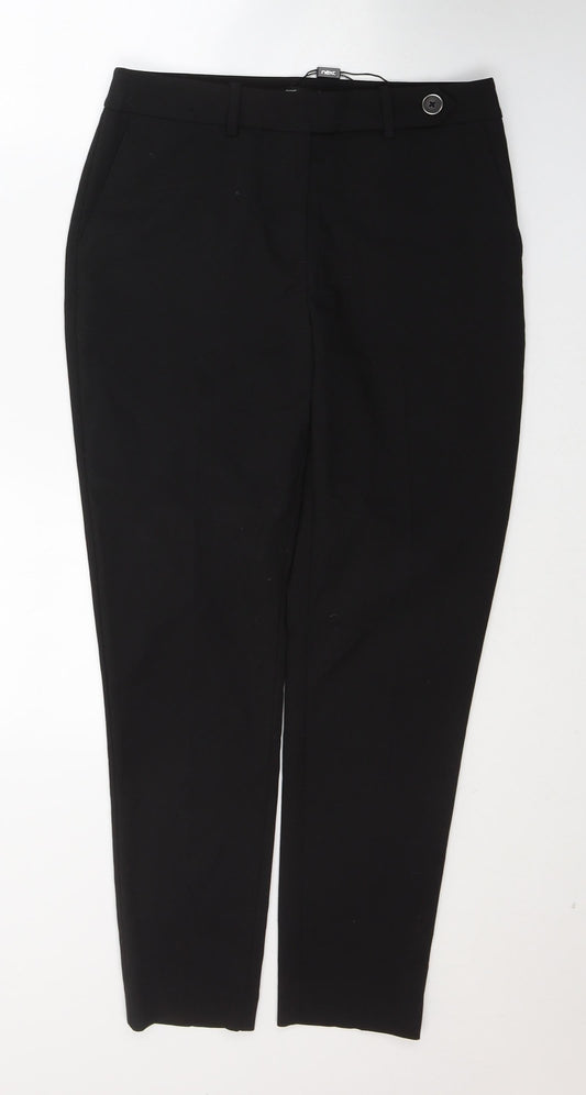 Womens UK Size 10 NEXT Regular Fit  Black Trousers
