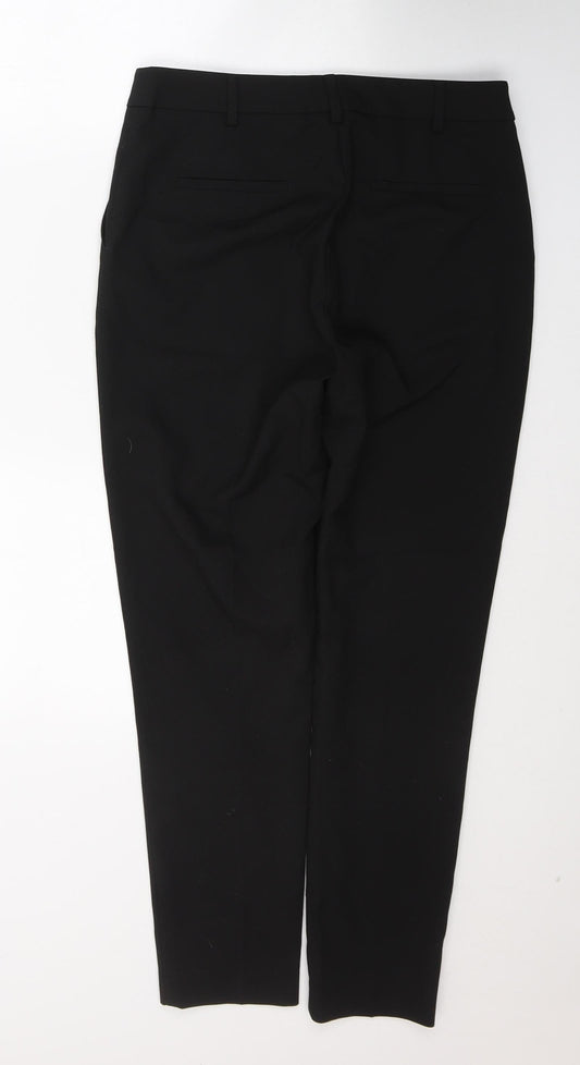 Womens UK Size 10 NEXT Regular Fit  Black Trousers