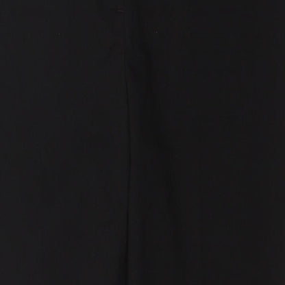 Womens UK Size 10 NEXT Regular Fit  Black Trousers