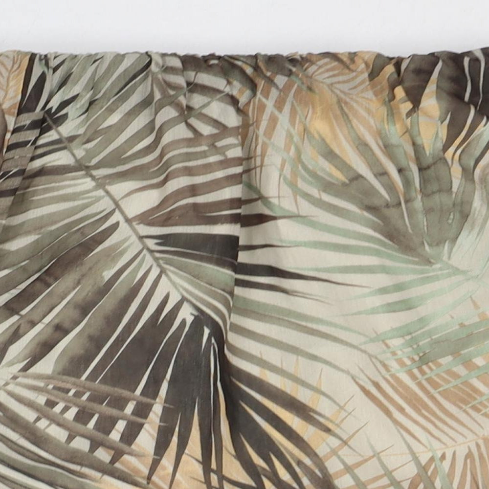 H&M Womens Multicoloured Geometric Polyester Swing Skirt Size 10