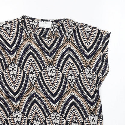 Womens UK Size S Wallis Beige Basic Blouse