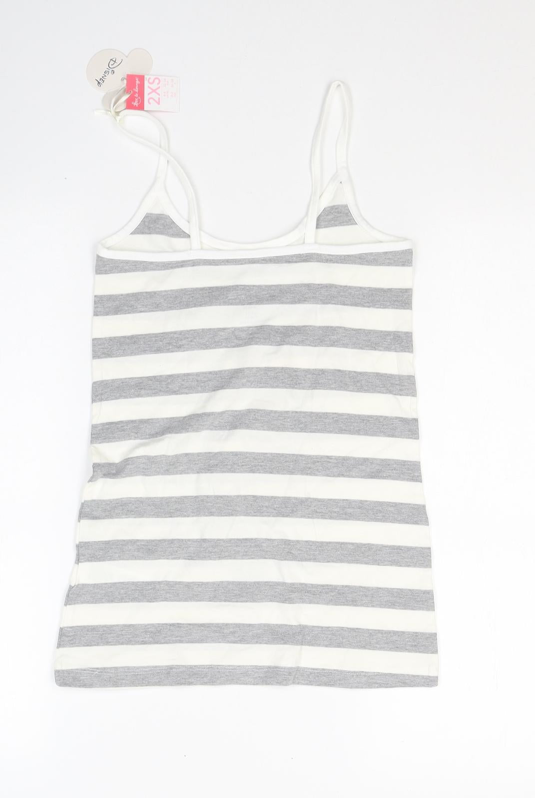 Womens UK Size 4 Disney Grey Basic Tank