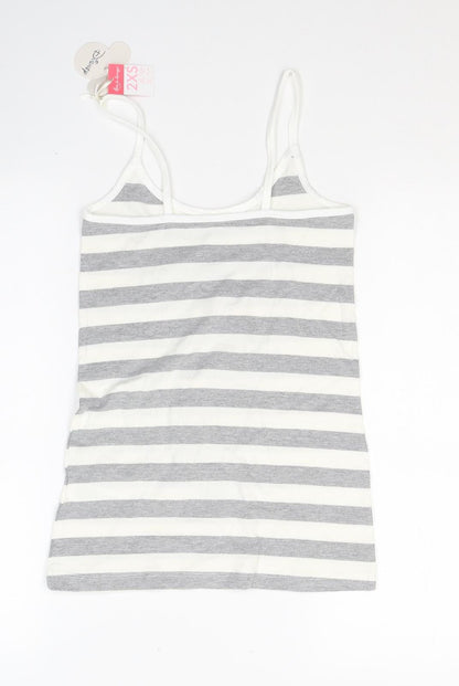 Womens UK Size 4 Disney Grey Basic Tank