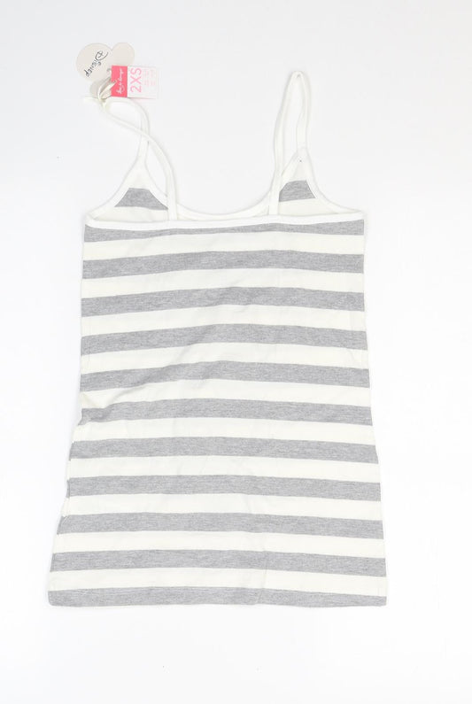 Womens UK Size 4 Disney Grey Basic Tank