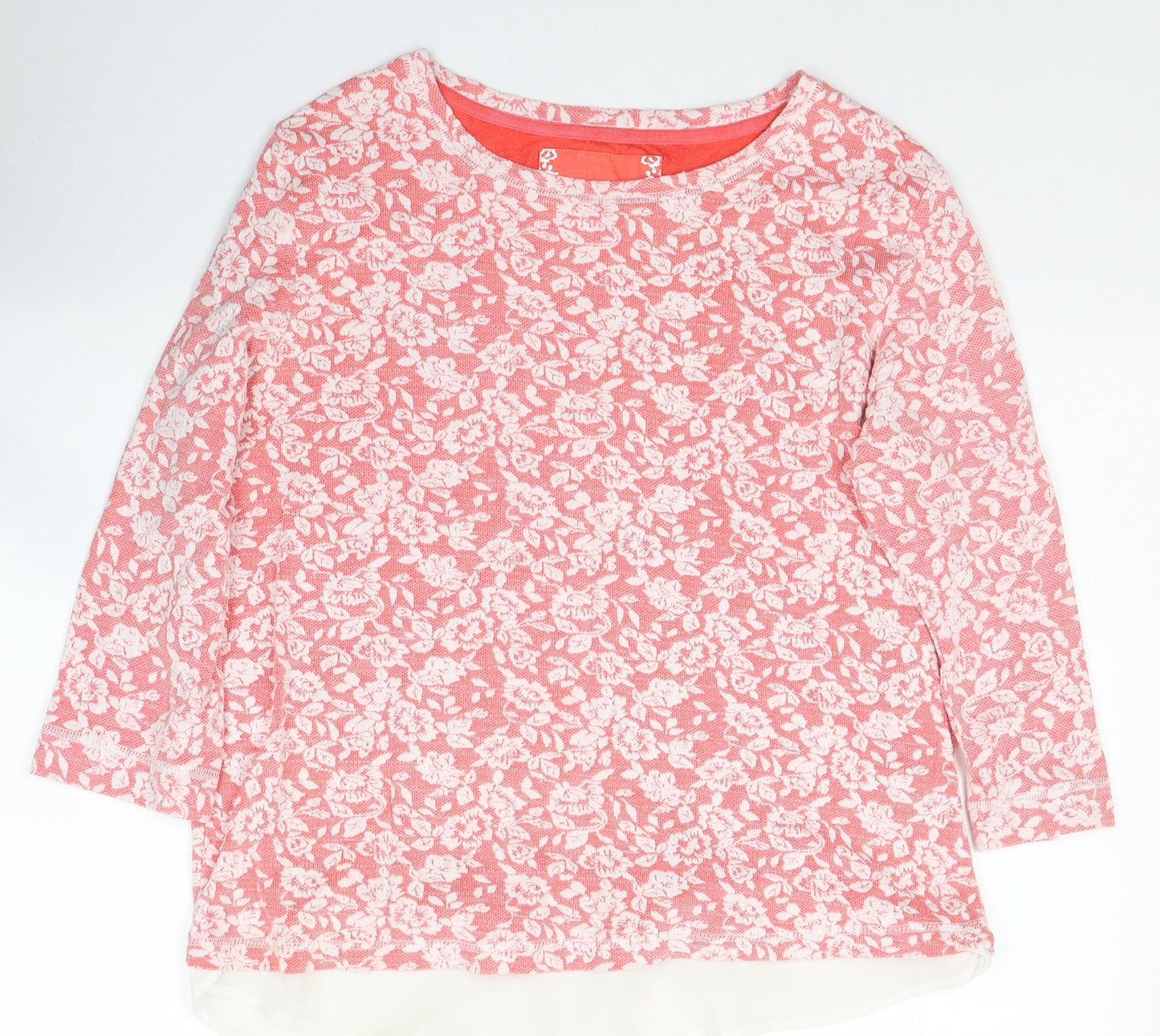 Womens UK Size M Dunnes Stores Red Jersey Blouse