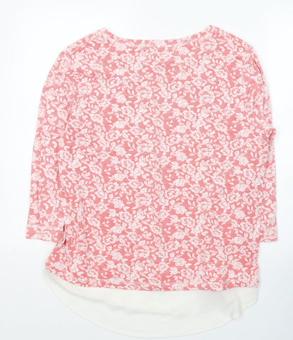 Womens UK Size M Dunnes Stores Red Jersey Blouse