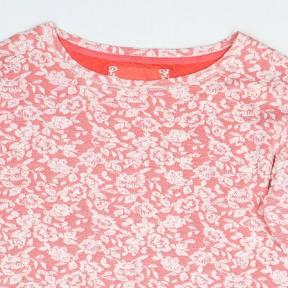 Womens UK Size M Dunnes Stores Red Jersey Blouse