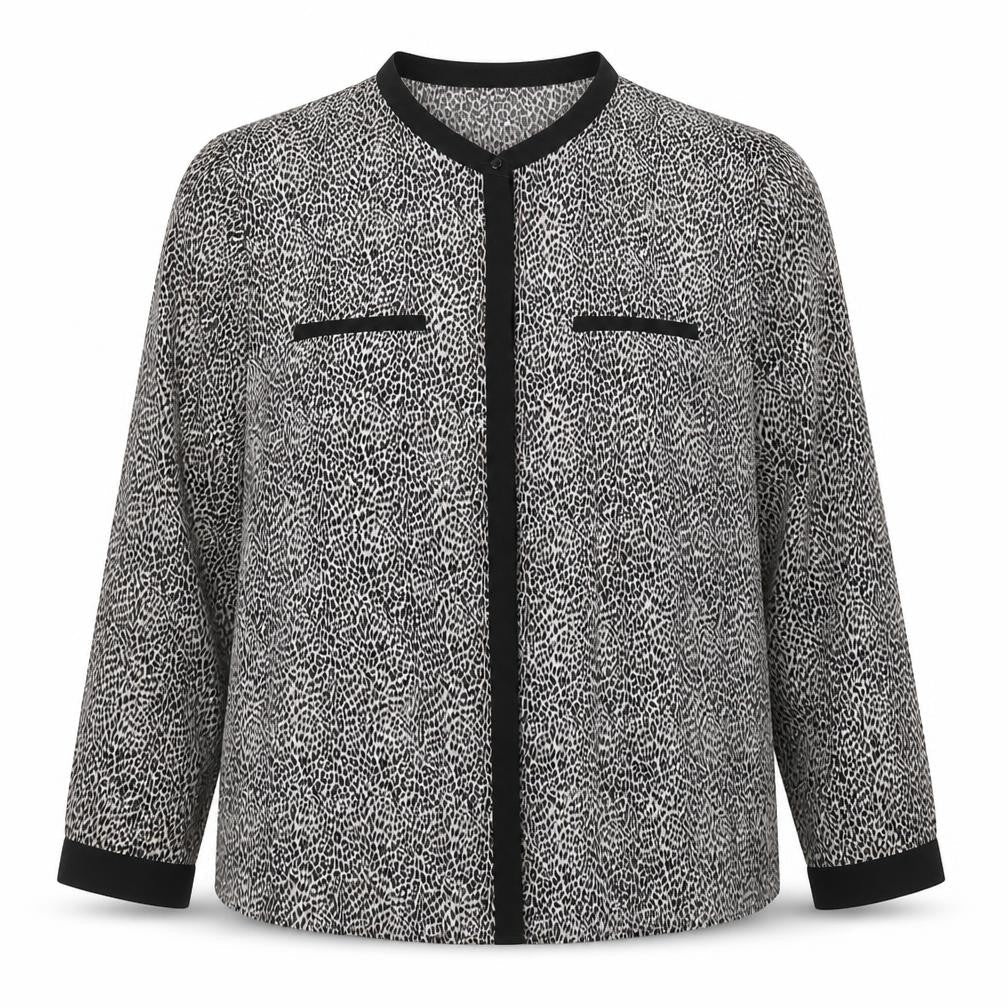 Womens UK Size 16 Dunnes Stores Black Basic Button-Up