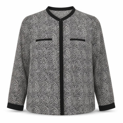 Womens UK Size 16 Dunnes Stores Black Basic Button-Up