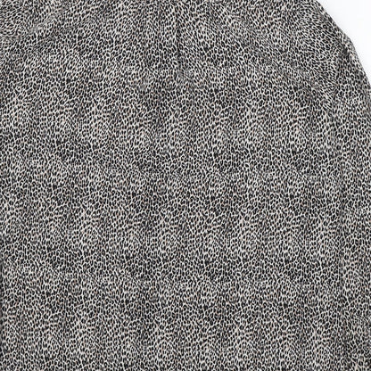 Womens UK Size 16 Dunnes Stores Black Basic Button-Up
