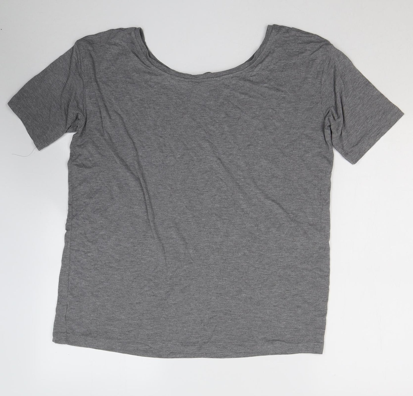 Womens UK Size 12 NEXT Grey Basic T-Shirt