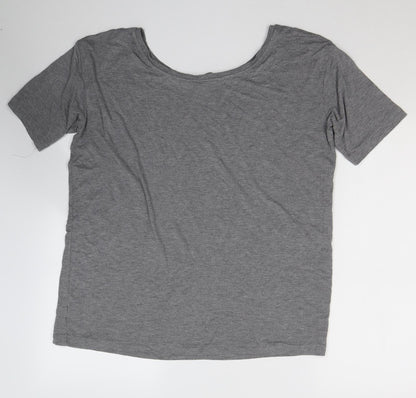 Womens UK Size 12 NEXT Grey Basic T-Shirt