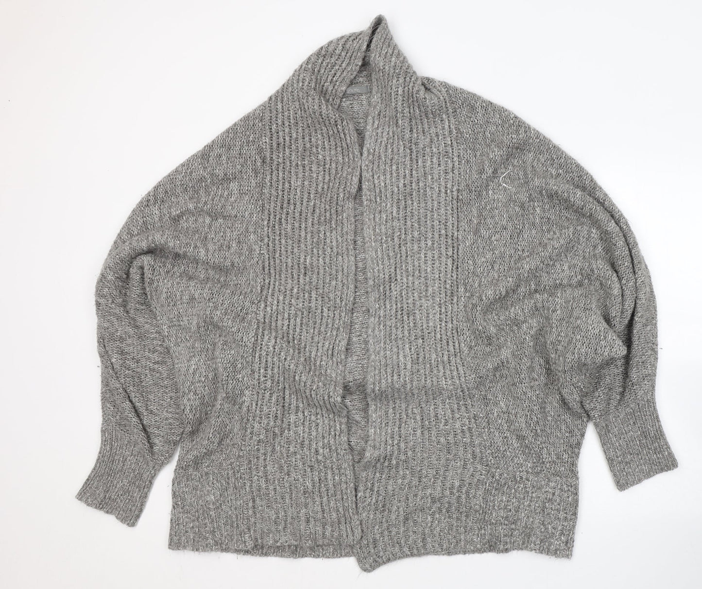 Womens UK Size 18 South Grey Cardigan Jumper