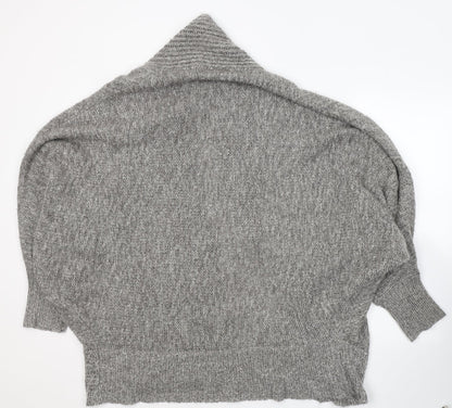 Womens UK Size 18 South Grey Cardigan Jumper