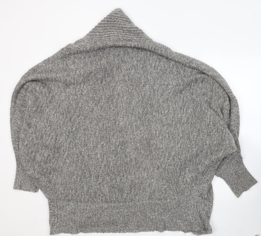 Womens UK Size 18 South Grey Cardigan Jumper