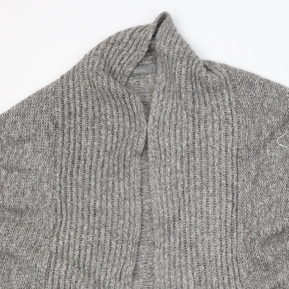 Womens UK Size 18 South Grey Cardigan Jumper