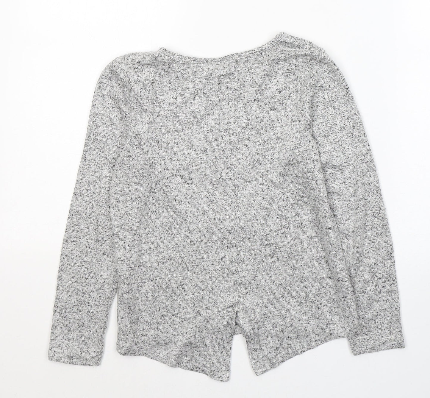 Ilovegirlswear Girls Grey Round Neck  Polyester Pullover Jumper Size 9 Years  Pullover - Stay Magical