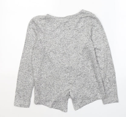 Ilovegirlswear Girls Grey Round Neck  Polyester Pullover Jumper Size 9 Years  Pullover - Stay Magical