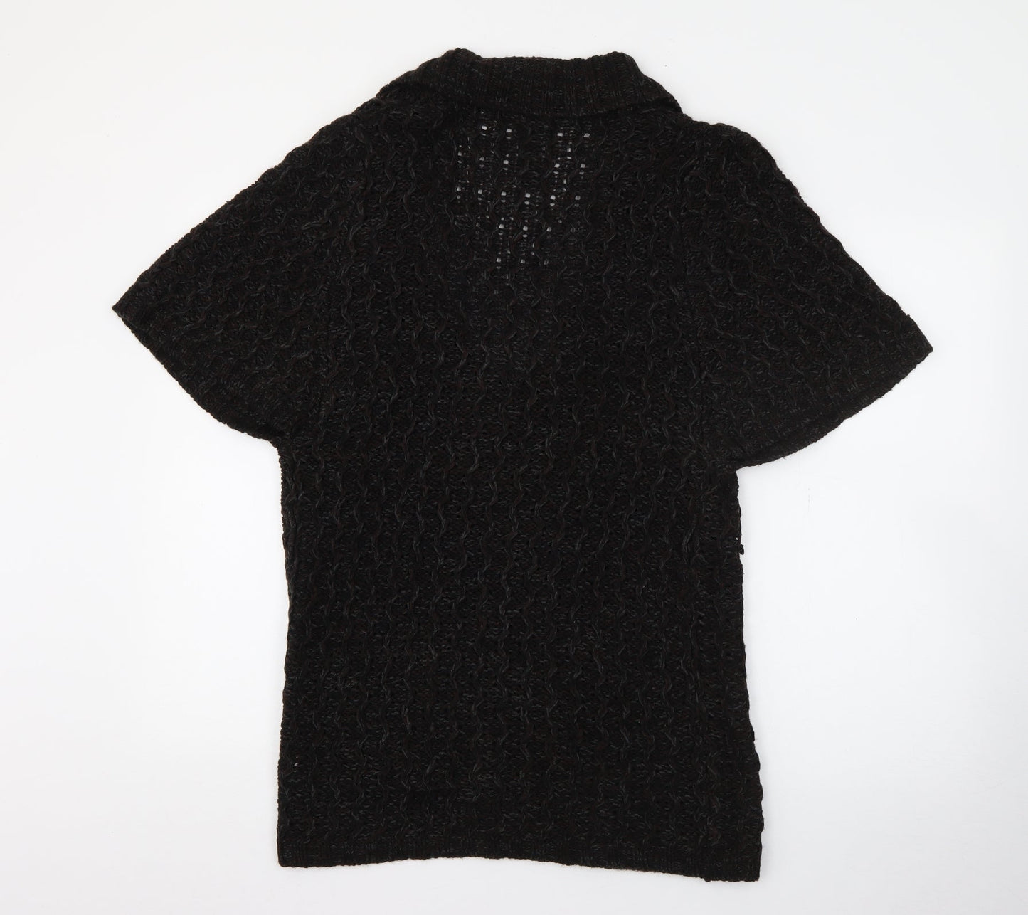 Womens UK Size 14 E-vie Brown Cardigan Jumper