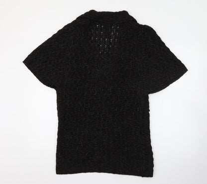Womens UK Size 14 E-vie Brown Cardigan Jumper