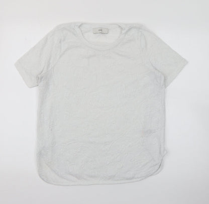 Womens UK Size 10 NEXT White Pullover Jumper