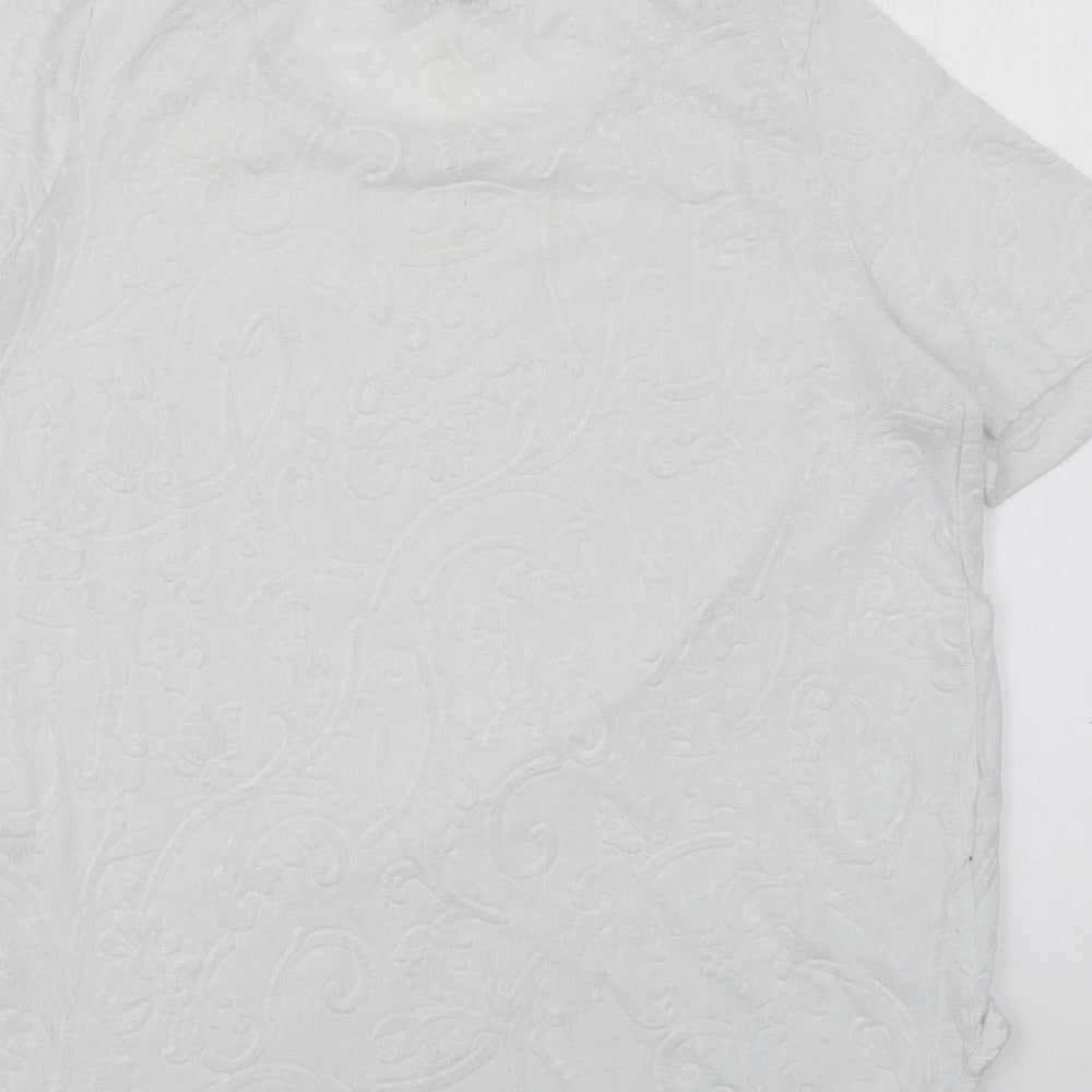 Womens UK Size 10 NEXT White Pullover Jumper