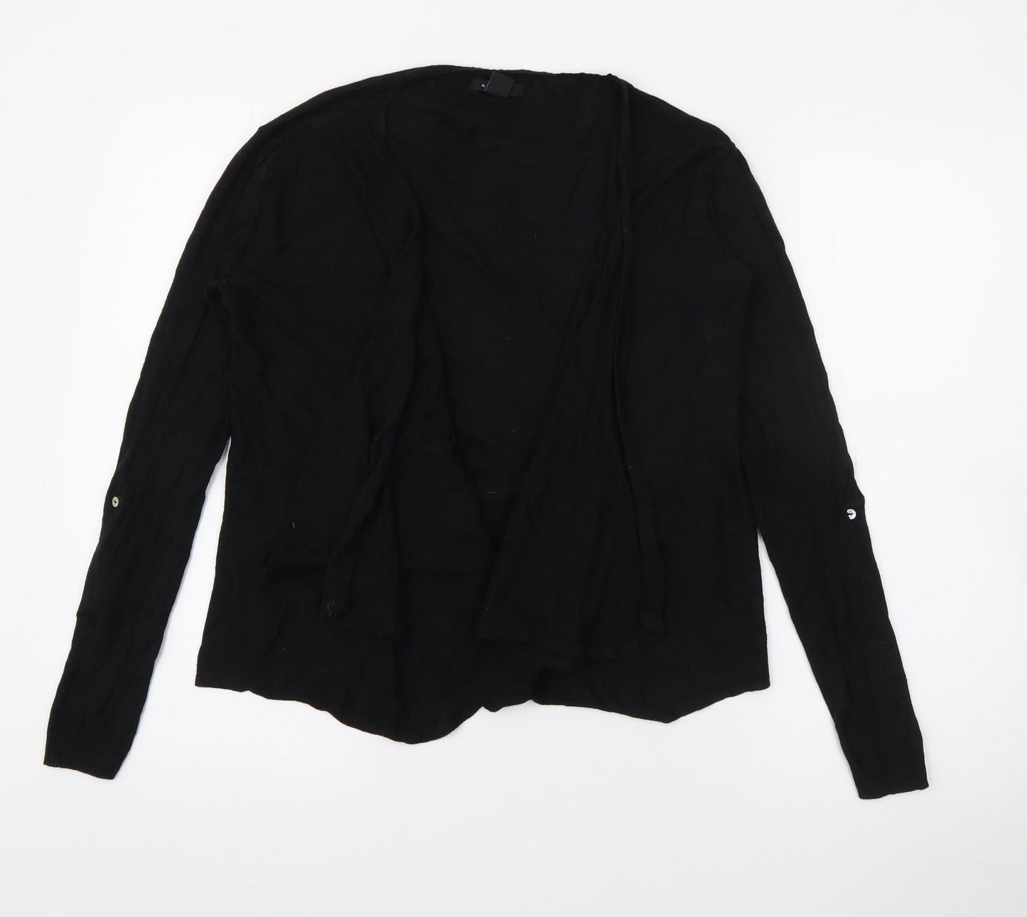 Womens UK Size XS Amisu Black Cardigan Jumper