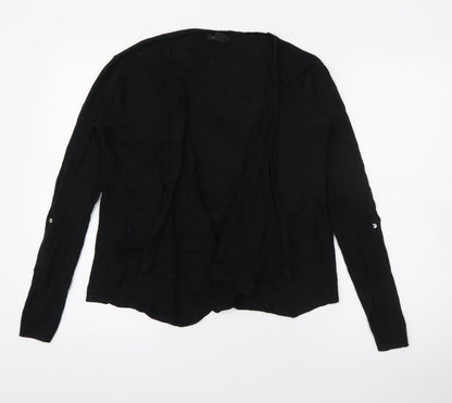 Womens UK Size XS Amisu Black Cardigan Jumper