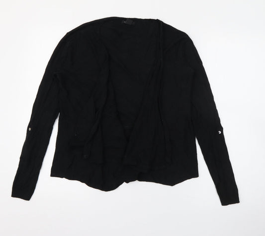Womens UK Size XS Amisu Black Cardigan Jumper