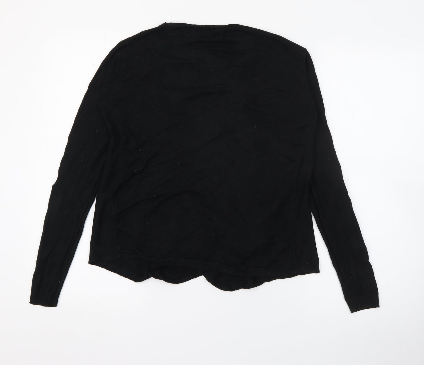 Womens UK Size XS Amisu Black Cardigan Jumper