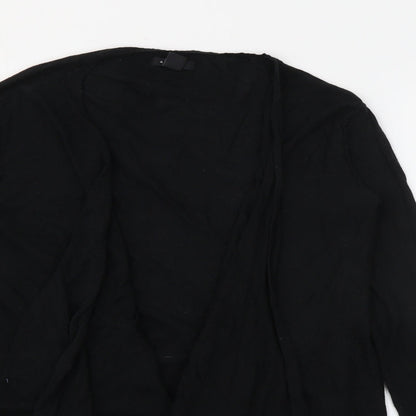 Womens UK Size XS Amisu Black Cardigan Jumper