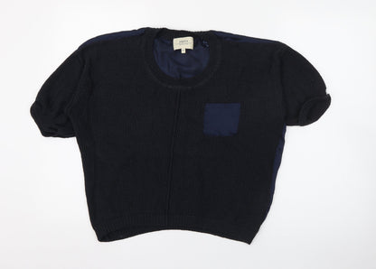 Womens UK Size 12 Papaya Blue Pullover Jumper