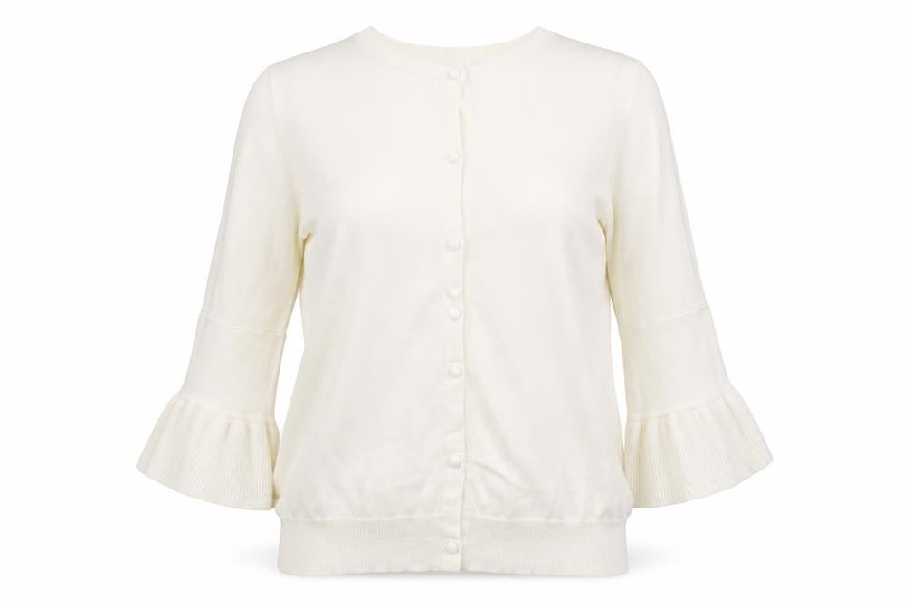 Womens UK Size 10 NEXT Ivory Cardigan Jumper