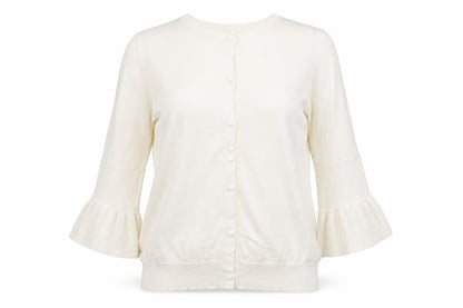 Womens UK Size 10 NEXT Ivory Cardigan Jumper