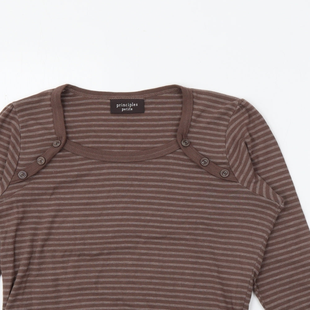 Womens UK Size 12 Principles Brown Pullover Jumper