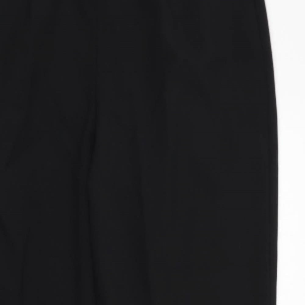 Classic Womens Black  Polyester Trousers  Size 16 L25 in Regular