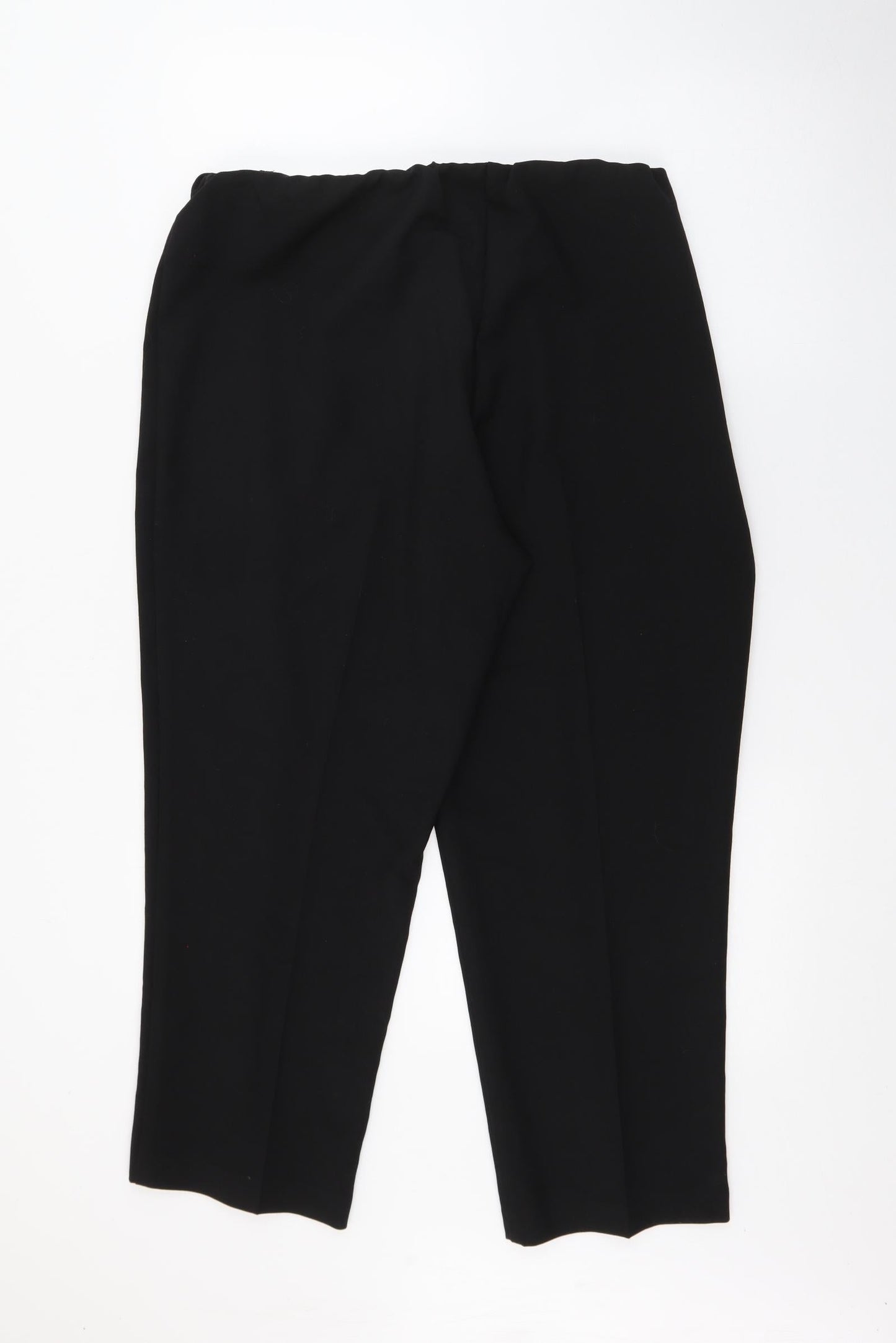 Classic Womens Black  Polyester Trousers  Size 18 L24 in Regular
