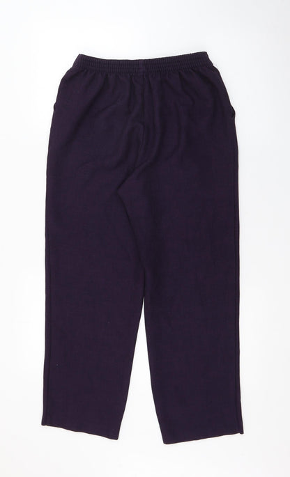 Womens UK Size 10 Marks and Spencer Regular Fit  Purple Trousers